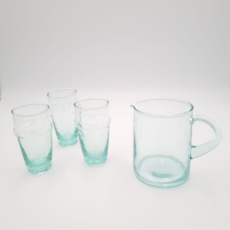 Kanna glas låg