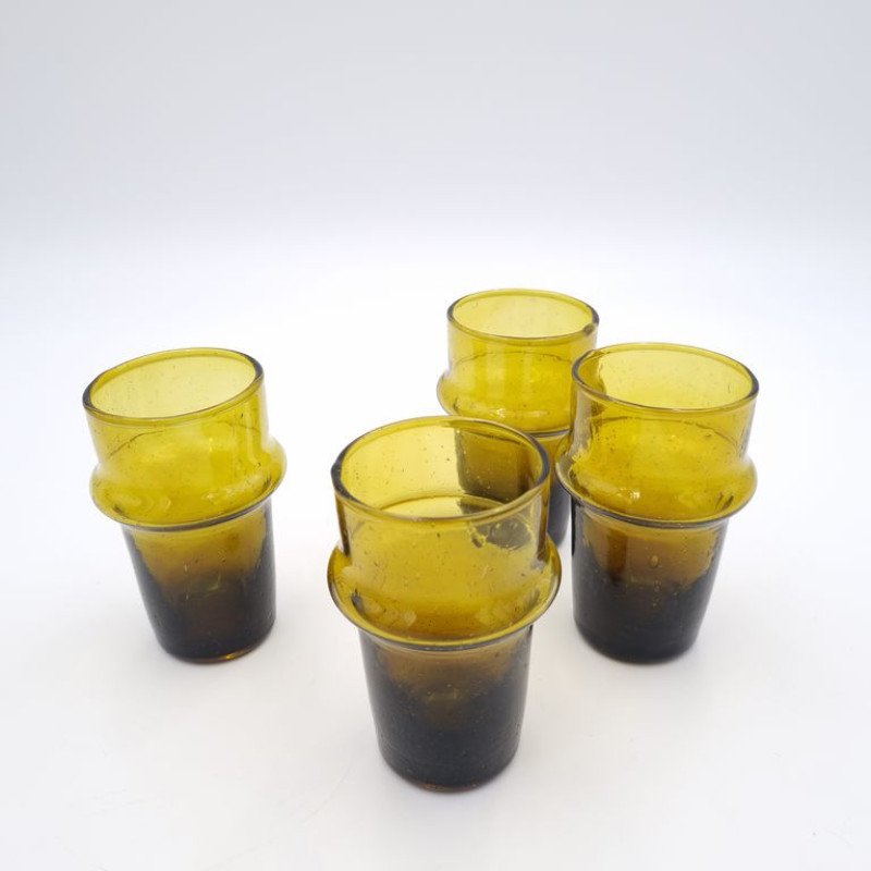 Glas brun 9,5x5,5cm