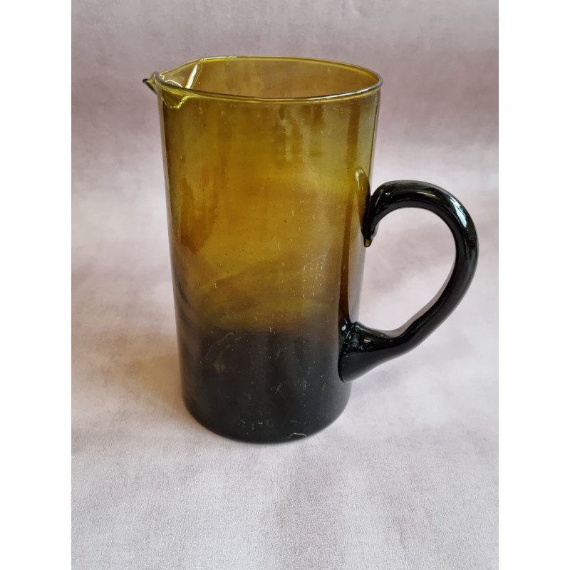 Kanna glas brun hög