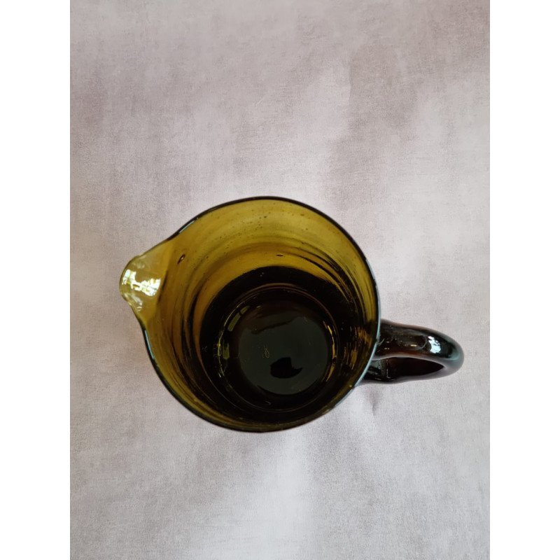 Kanna glas brun hög