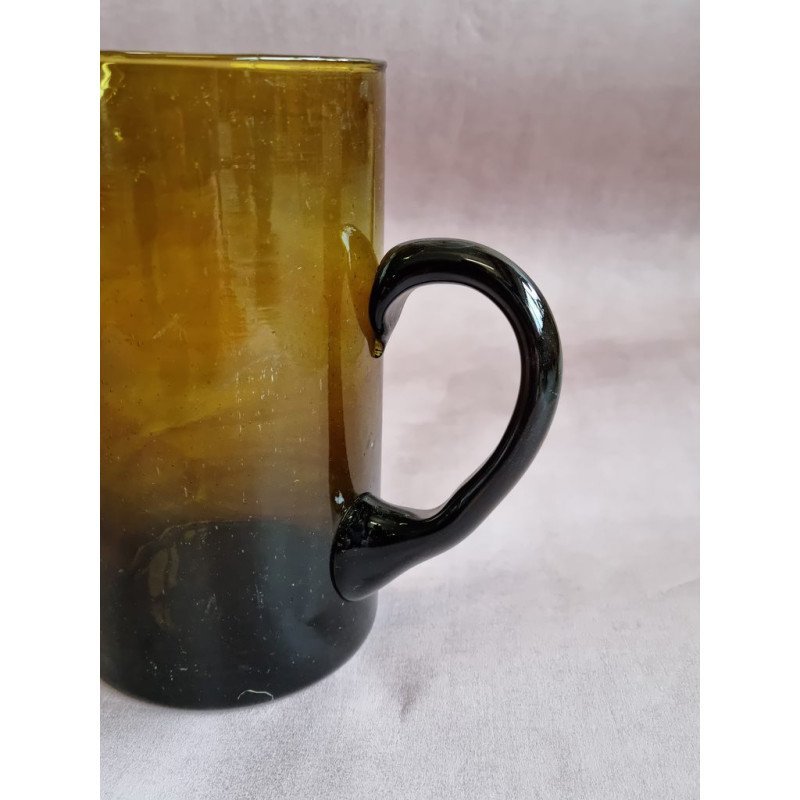 Kanna glas brun hög