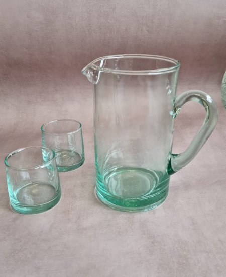 Kanna glas hög