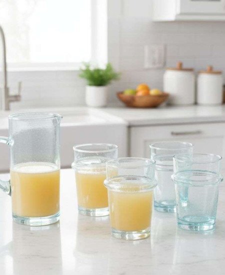 Kanna glas hög