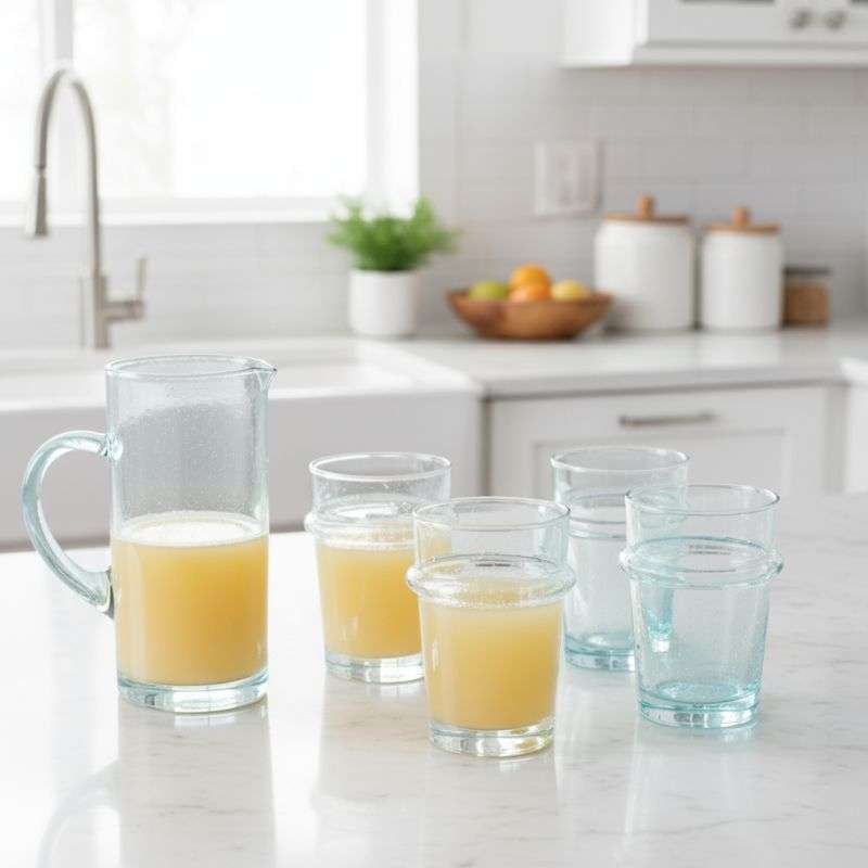 Kanna glas hög