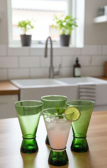 Vinglas av Återvunnet Glas