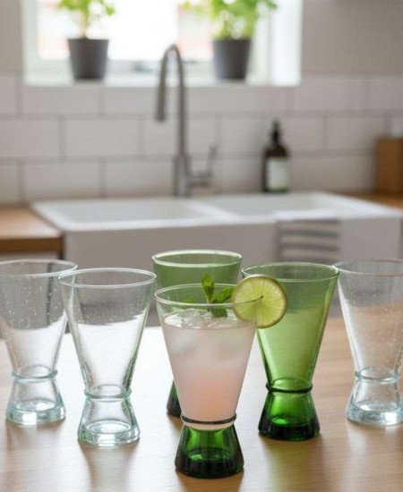 Vinglas av Återvunnet Glas