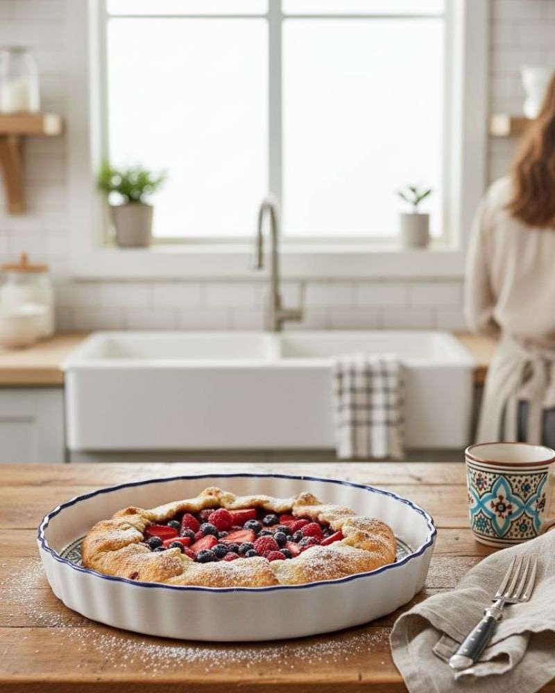  Handgjort Keramikfat till Paj & Tårta