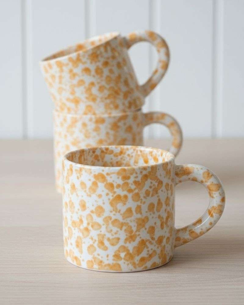 Randig Mugg  -Orange