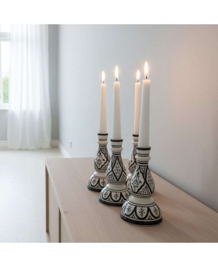 Handgjord Ljusstake Keramik