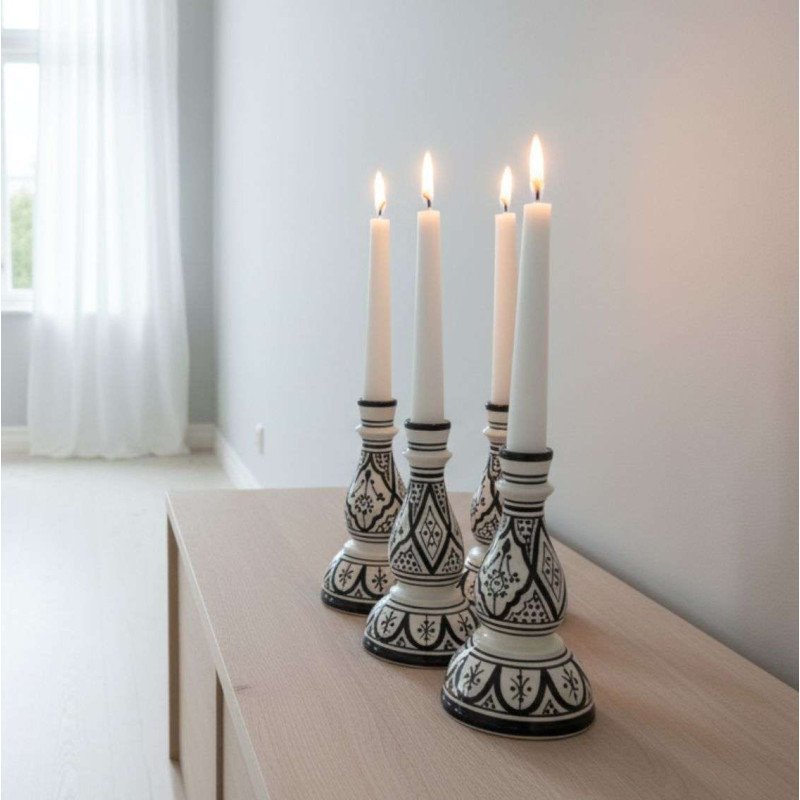 Handgjord Ljusstake Keramik