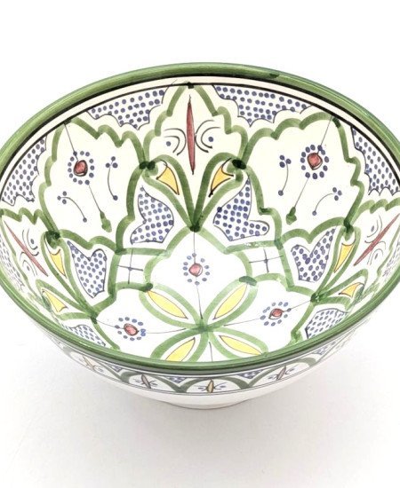 keramik skål MultiGrön Klassisk 10,15,18,27cm