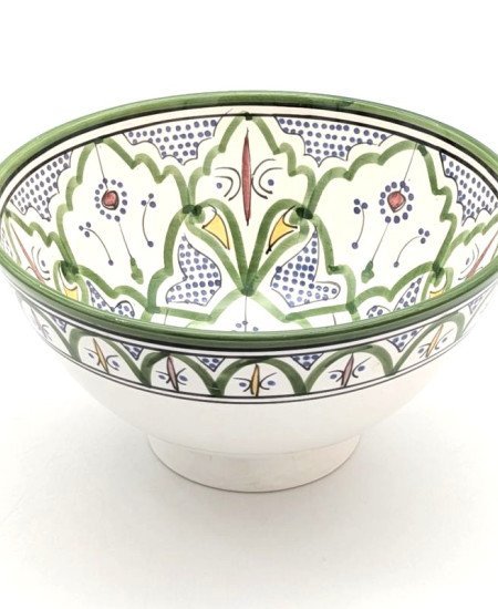 keramik skål MultiGrön Klassisk 10,15,18,27cm