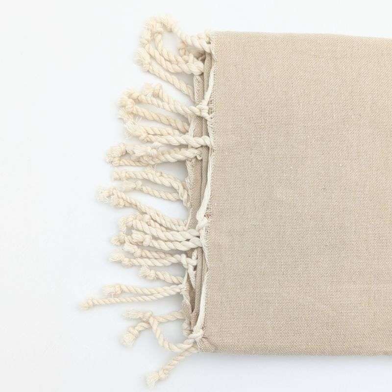 Hamamhandduk / Fouta Beige & Vit Hamamhandduk / Fouta Beige & Vit