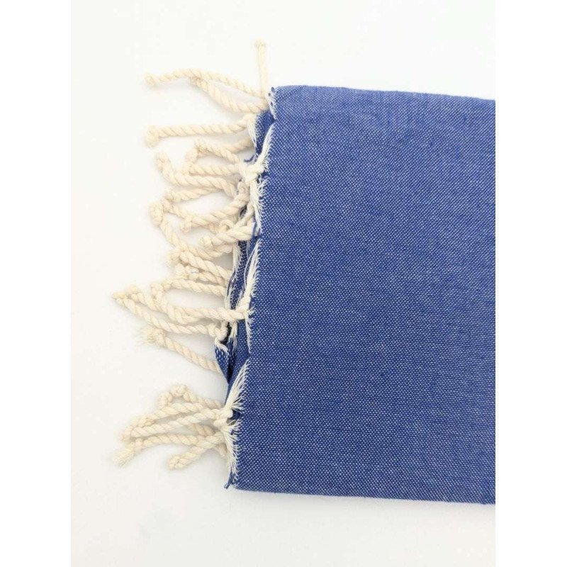 Hamamhandduk / Fouta Blå & Vit