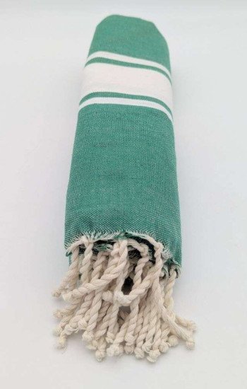 Hamamhandduk / Fouta Grön & Vit Hamamhandduk / Fouta Grön & Vit