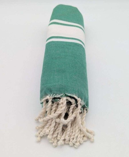 Hamamhandduk / Fouta Grön & Vit Hamamhandduk / Fouta Grön & Vit