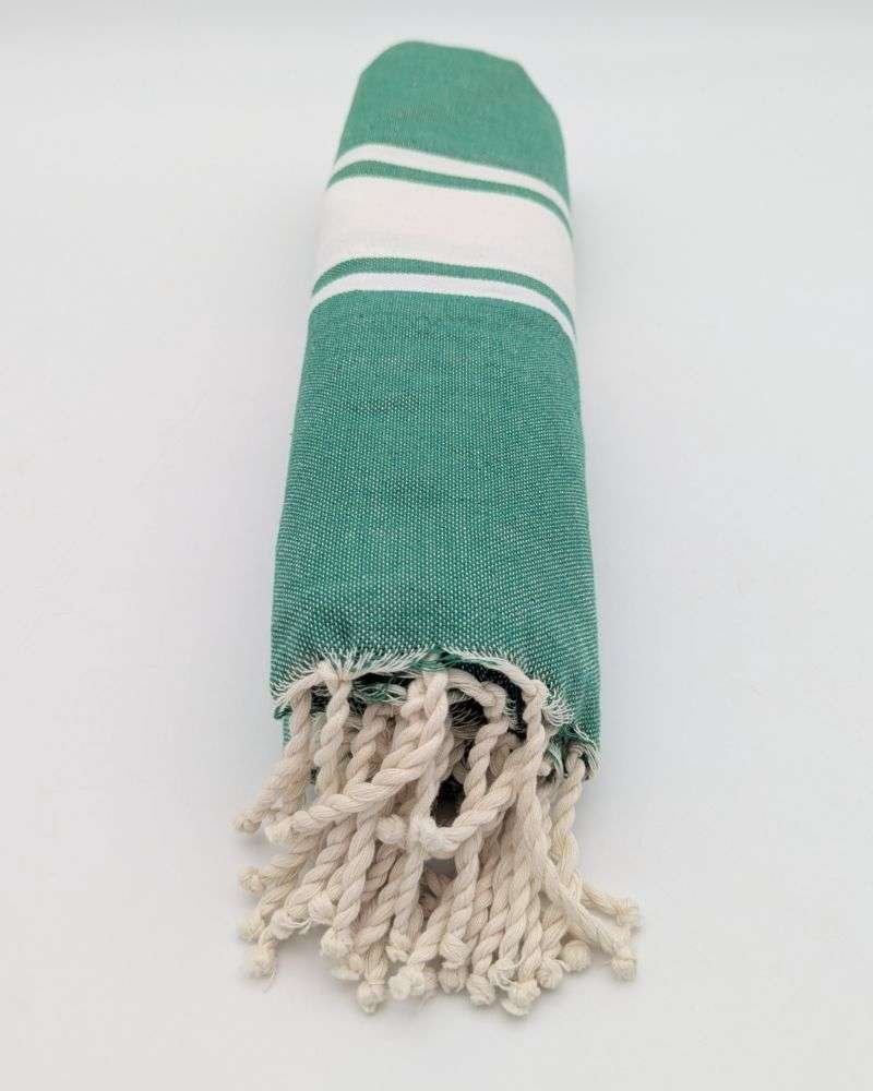 Hamamhandduk / Fouta Grön & Vit Hamamhandduk / Fouta Grön & Vit