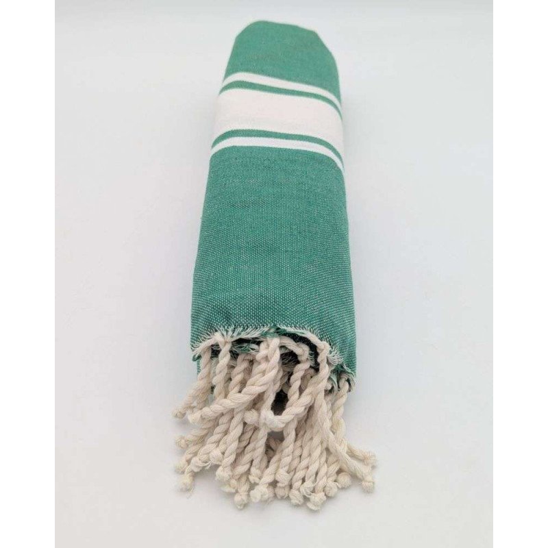 Hamamhandduk / Fouta Grön & Vit Hamamhandduk / Fouta Grön & Vit