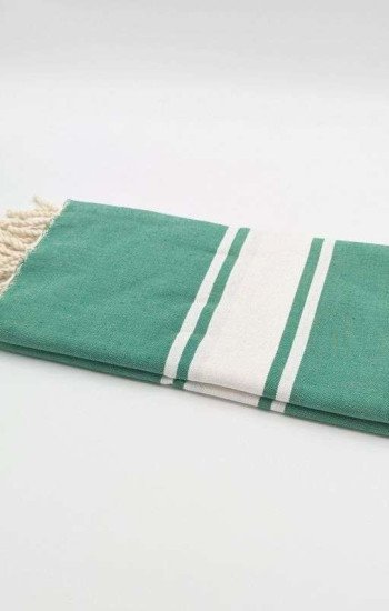 Hamamhandduk / Fouta Grön & Vit Hamamhandduk / Fouta Grön & Vit