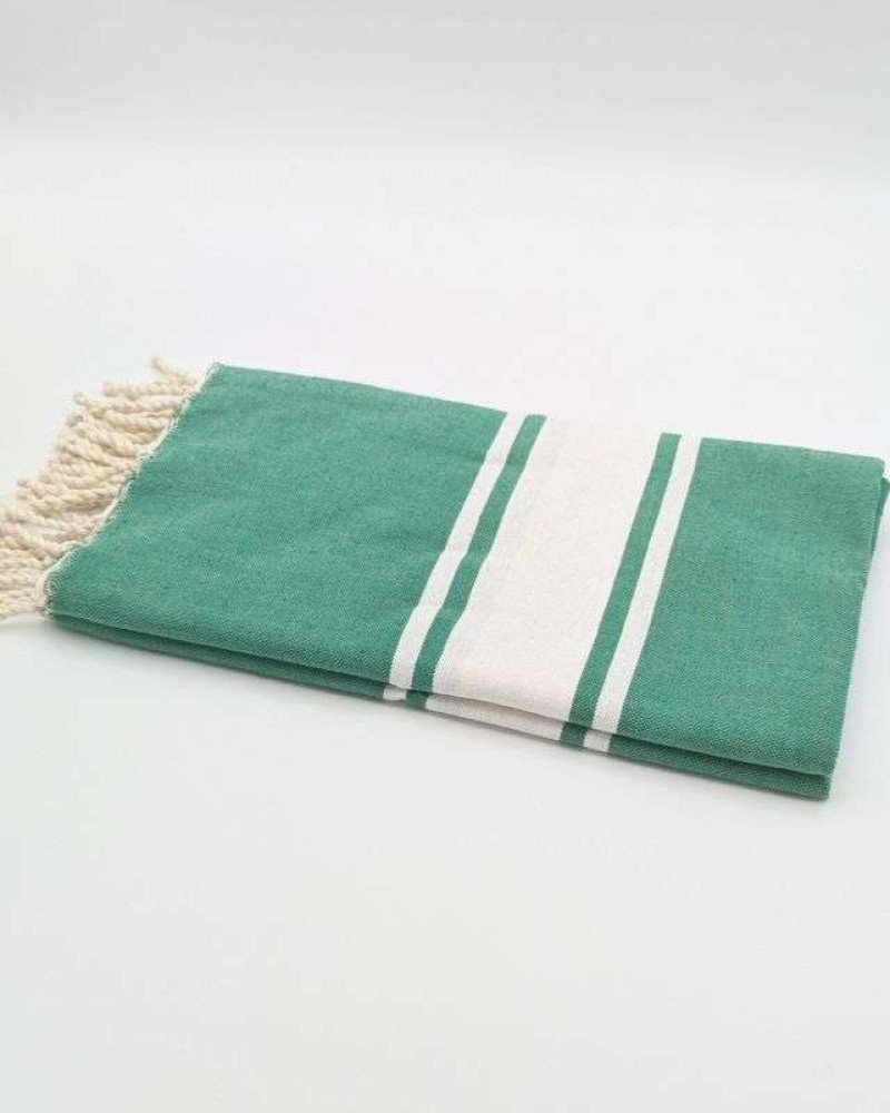 Hamamhandduk / Fouta Grön & Vit Hamamhandduk / Fouta Grön & Vit