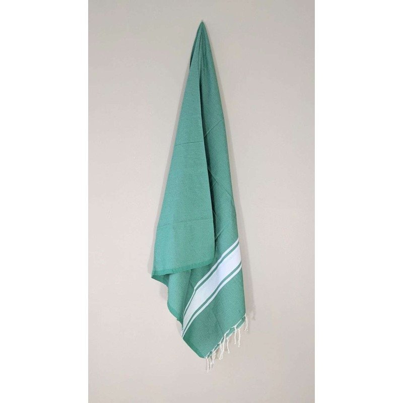 Hamamhandduk / Fouta Grön & Vit Hamamhandduk / Fouta Grön & Vit
