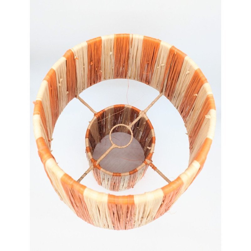 Bordslampa Randig Orange