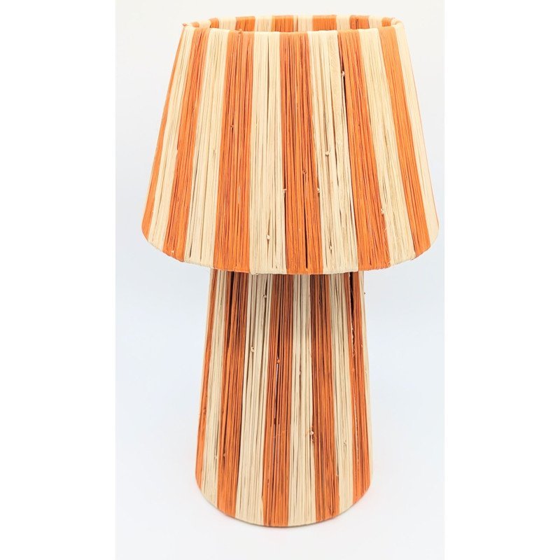 Bordslampa Randig Orange