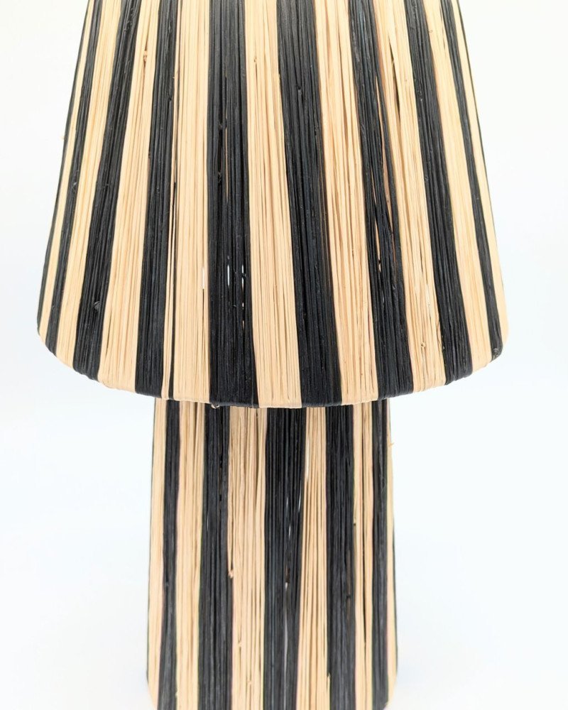 Bordslampa Randig Svart