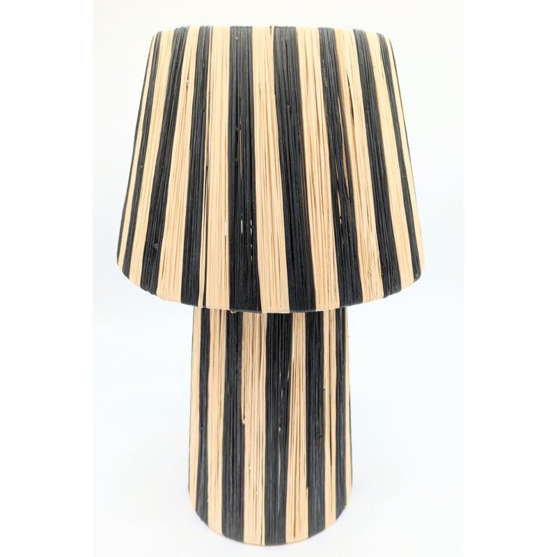 Bordslampa Randig Svart