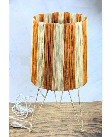 Bordslampa Randig Orange