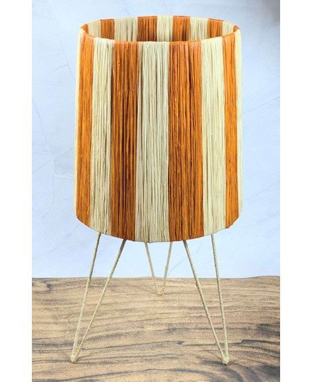 Bordslampa Randig Orange