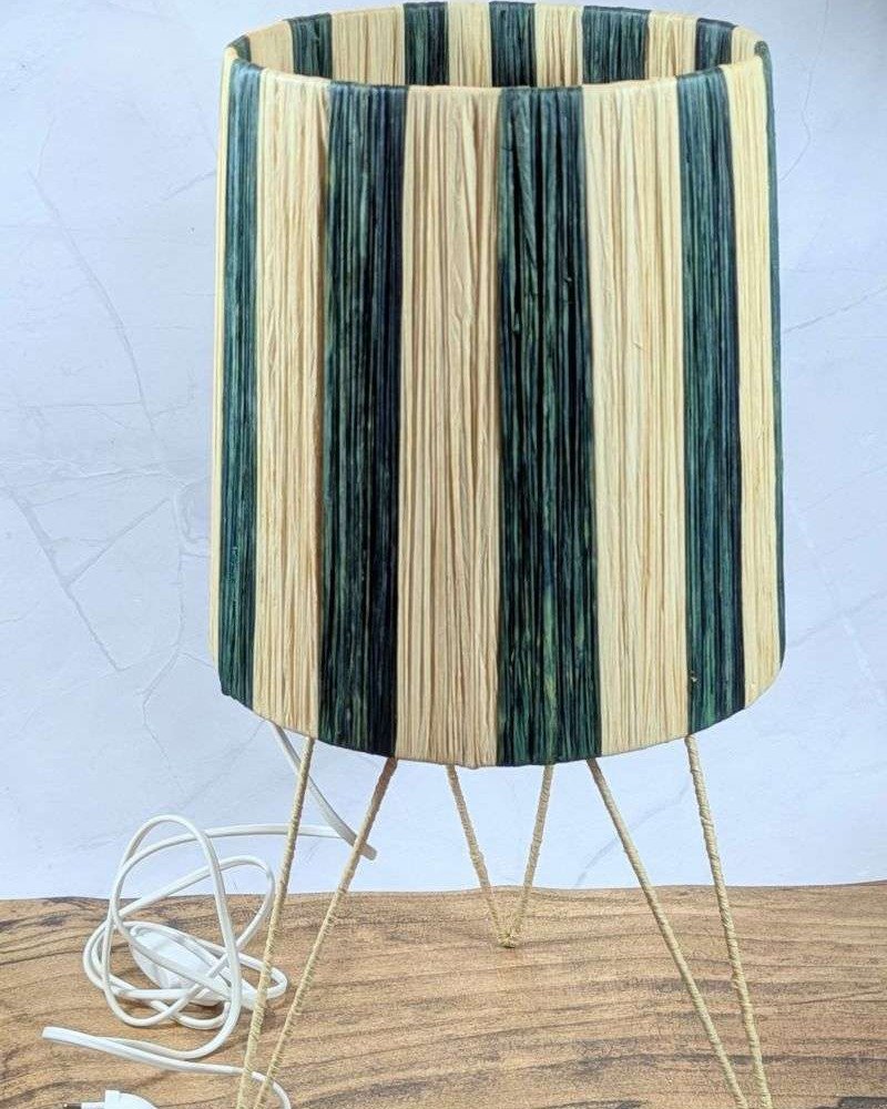 Bordslampa Randig Grön-SM Bordslampa Randig Grön-SM