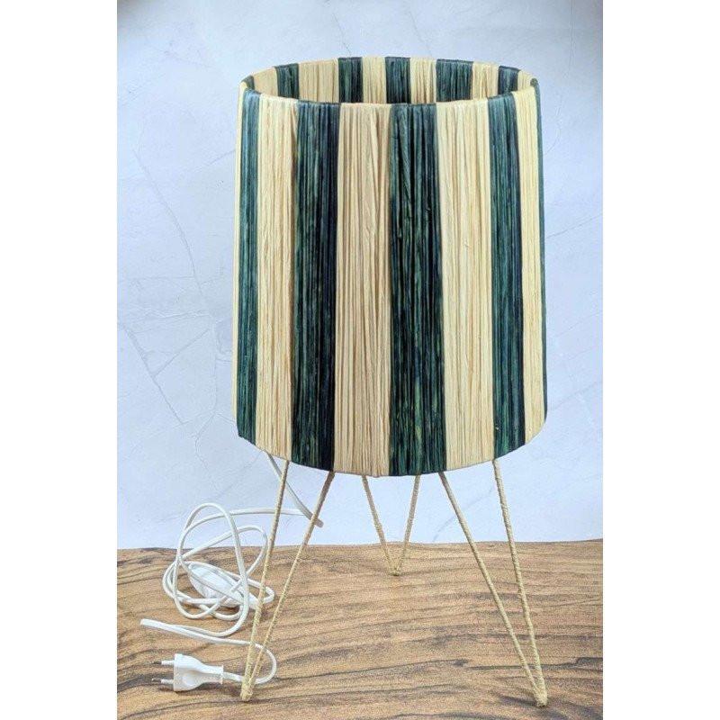 Bordslampa Randig Grön-SM Bordslampa Randig Grön-SM