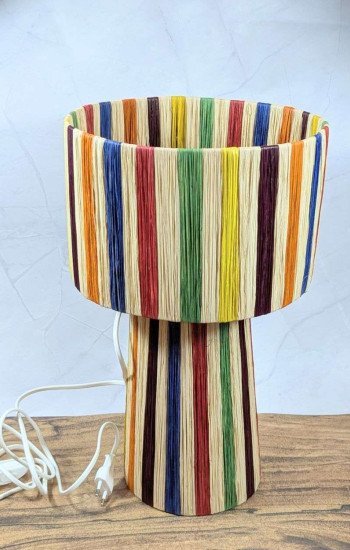 Bordslampa Randig -Multi Bordslampa Randig -Multi