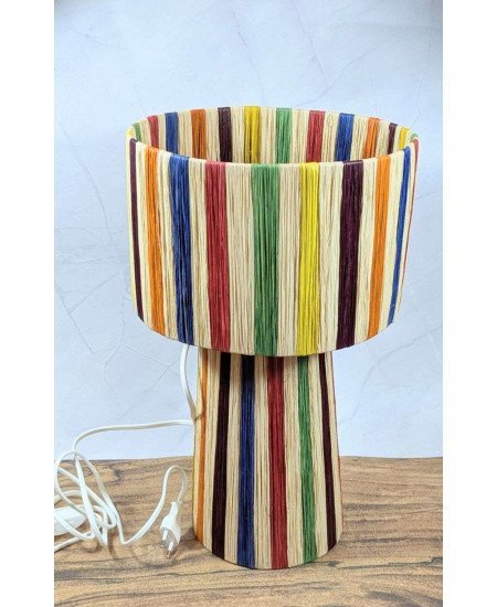 Bordslampa Randig -Multi