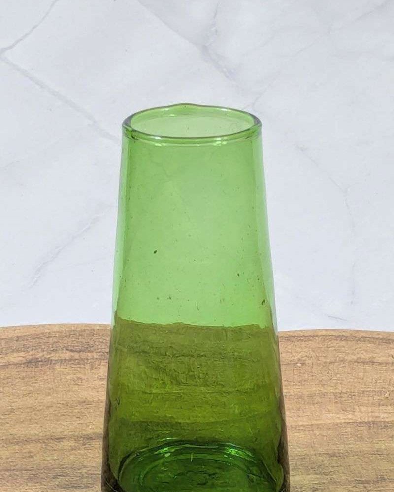 Liten Vas av Återvunnet Glas - Grön  Liten Vas av Återvunnet Glas - Grön
