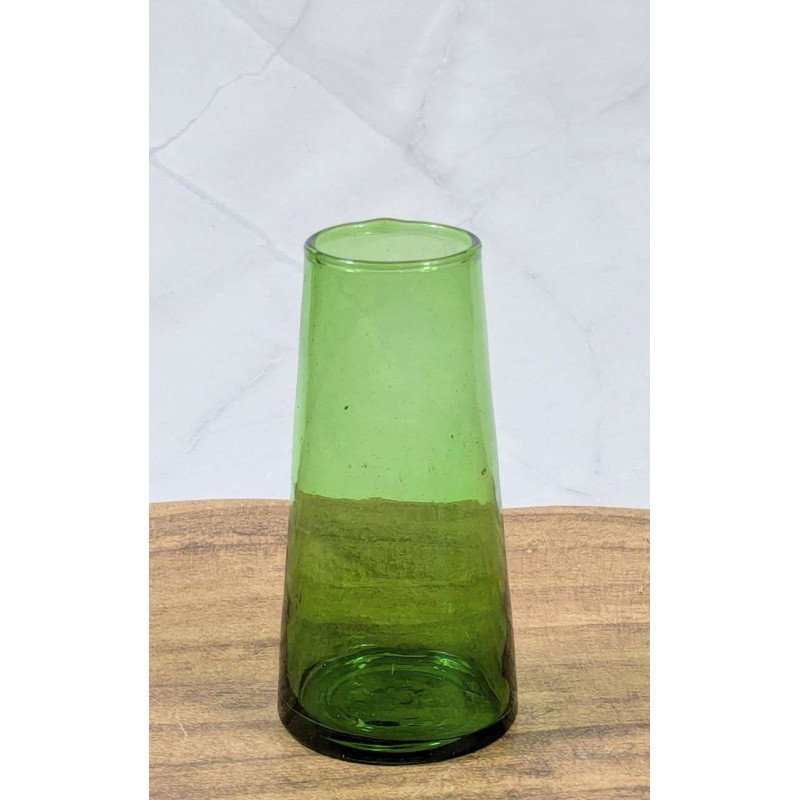  Liten Vas av Återvunnet Glas - Grön