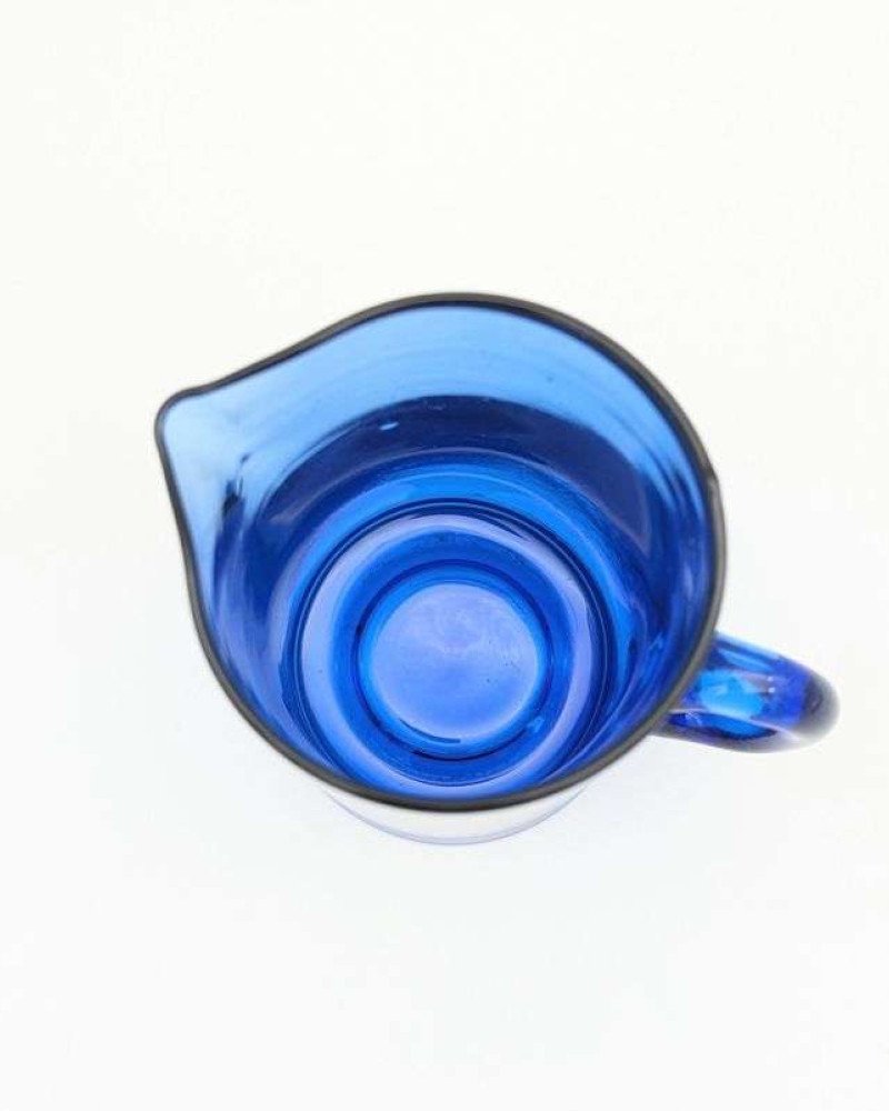 kanna i återvunnet glas -Blå kanna i återvunnet glas -Blå