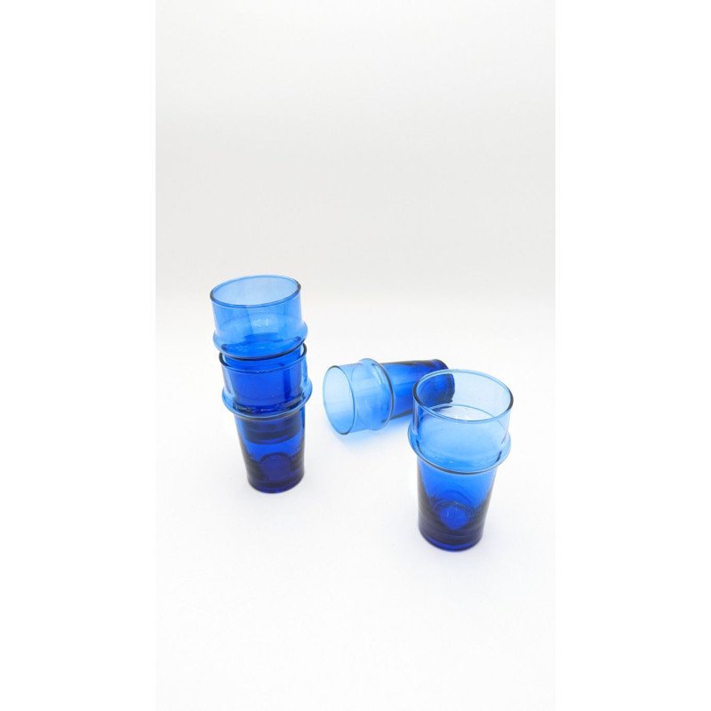 Glas blå 12cm