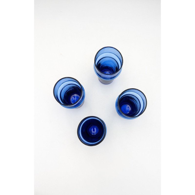 Glas blå 12cm