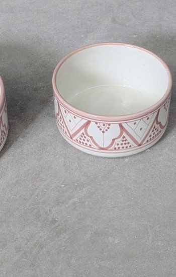 Keramik skål Rosa - 12,16,18,25 cm