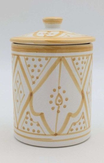 liten Gultvit Keramikburk liten Gultvit Keramikburk