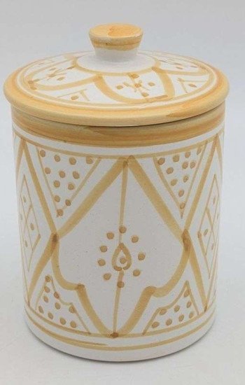 liten Gultvit Keramikburk liten Gultvit Keramikburk