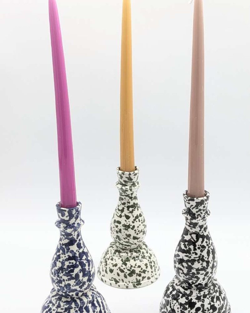 Handgjord Ljusstake Keramik