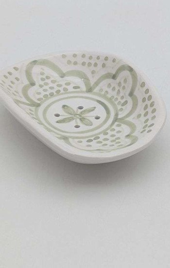 Keramik Tvålkopp -Pistagegrön Keramik Tvålkopp -Pistagegrön