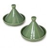Mellan Tagine  -Grön15cm