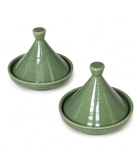 Mellan Tagine  -Grön15cm