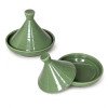 Mellan Tagine  -Grön15cm