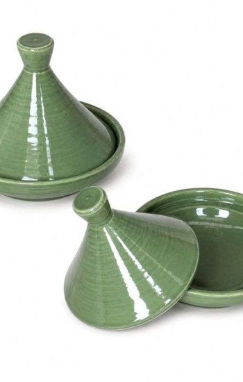 Mellan Tagine  -Grön15cm