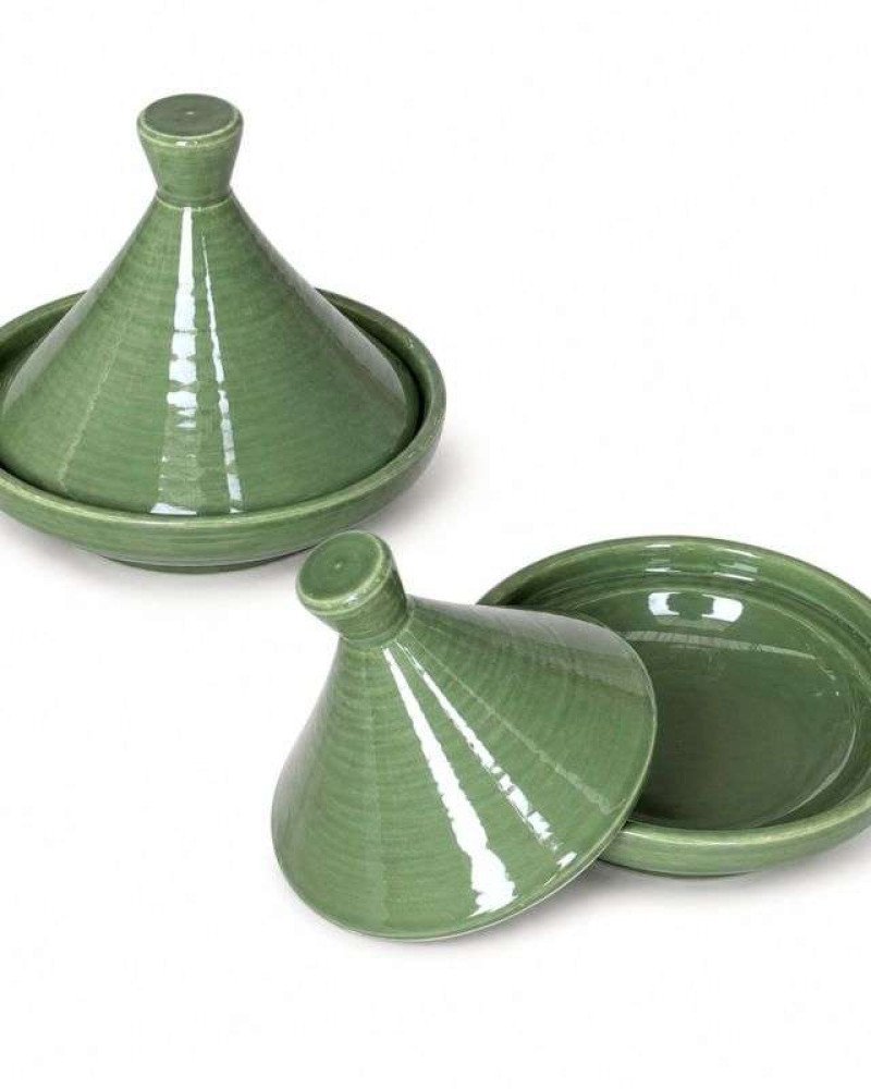 Mellan Tagine  -Grön15cm